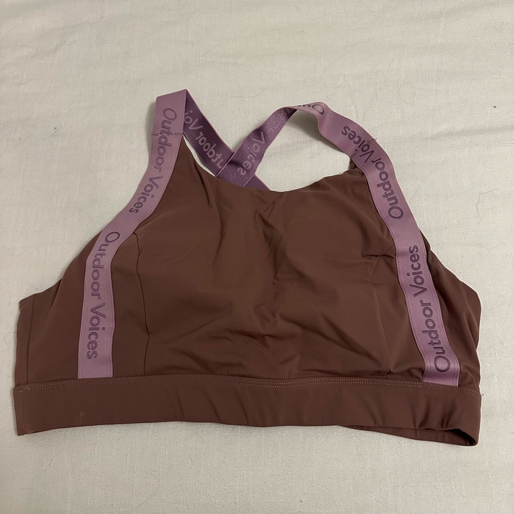 Outdoor Voices Snacks Sports Bra XL